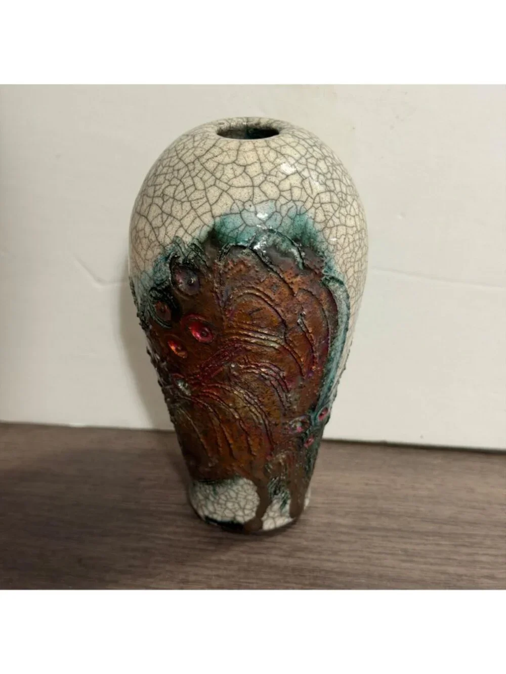 Bruce Odell Raku Studio Art Pottery 5.5